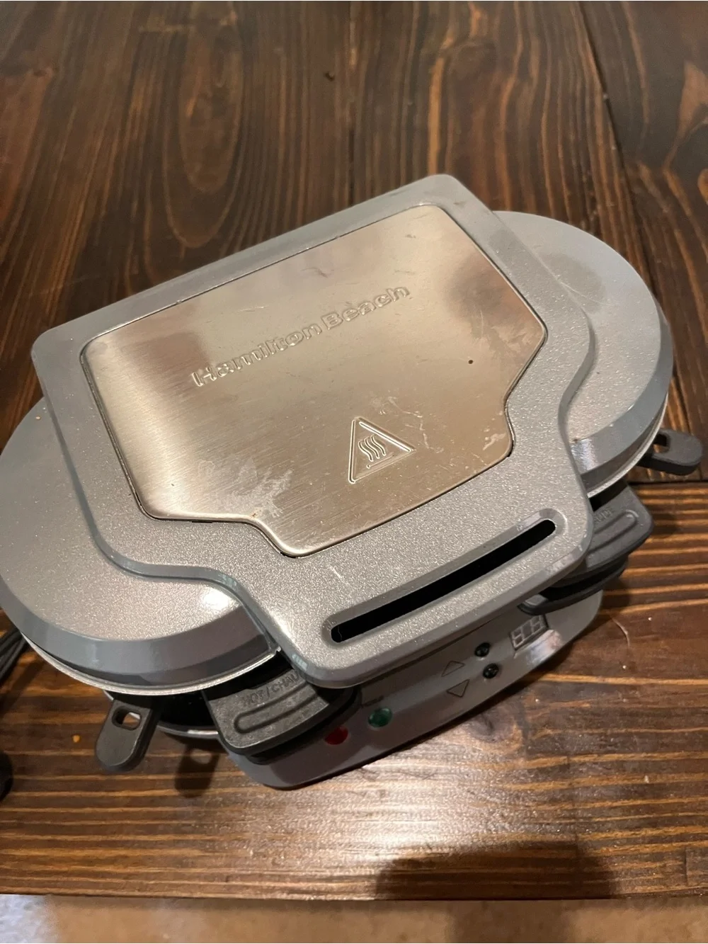 Electric Double Sandwich/Pancake Maker- great for camping.